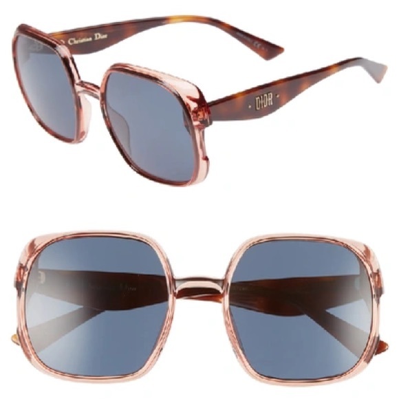 Dior "Nuance" sunglasses in Optyl acetate tortoiseshell oversized shades - Picture 2 of 9